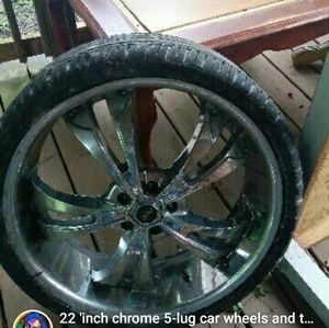 22 inch rims used great condition need 1tire
